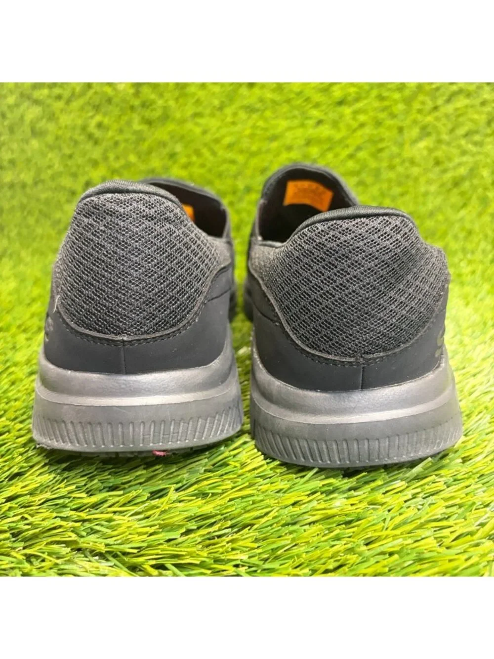 Skechers Flex Advantage Mens Size 8 Black Slip Resistant Slip On Work Shoes